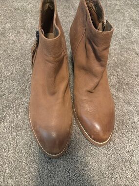 Sam Edelman Brown Leather Ankle Booties